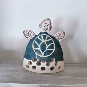 colgante de ceramica despertar